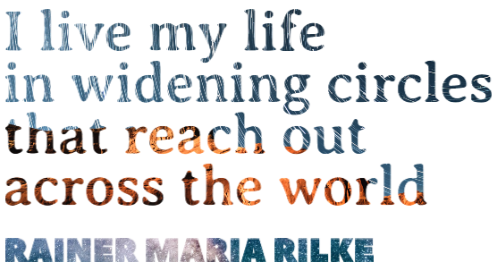 Rilke Quote about Widening Circles